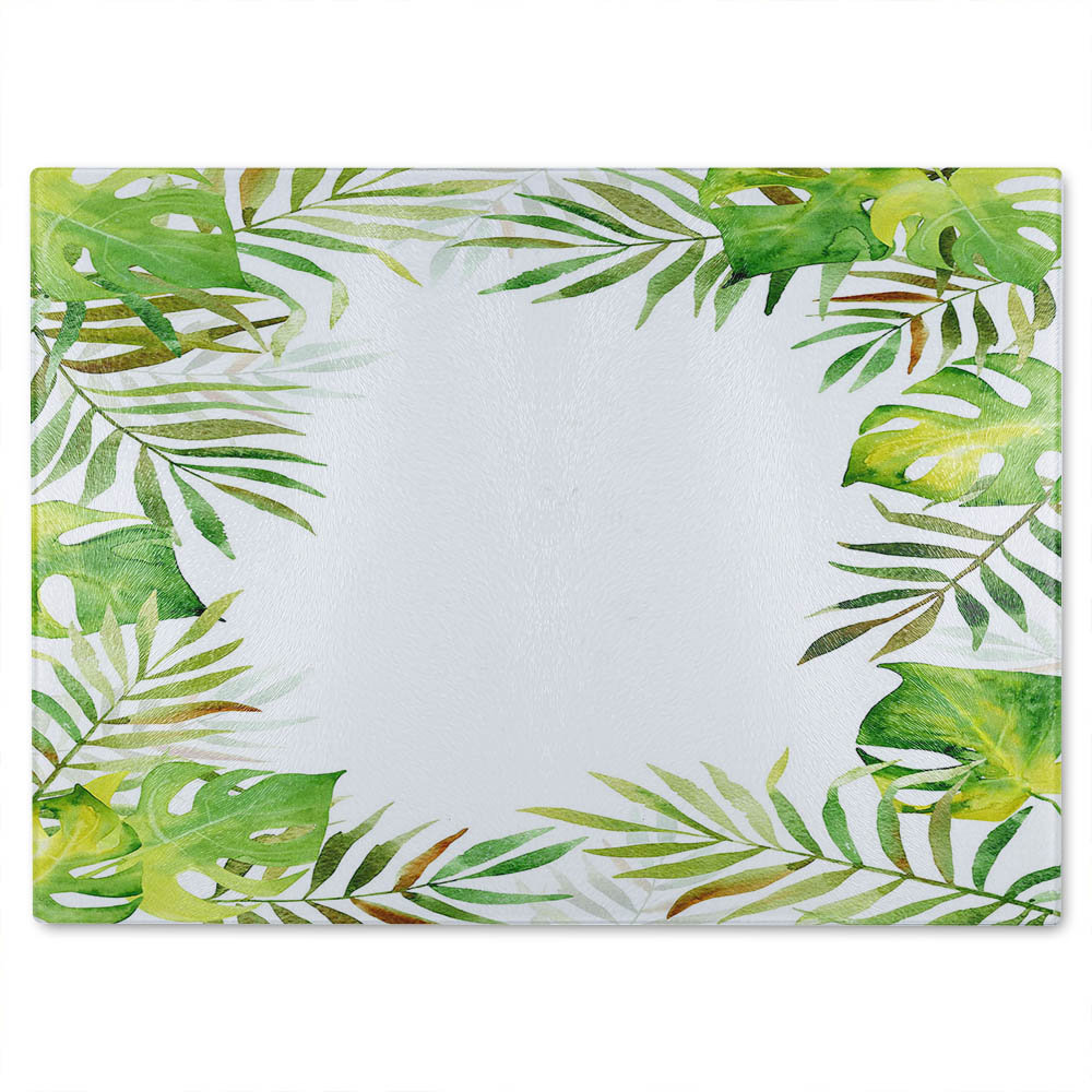 Botanical Glass Chopping Board