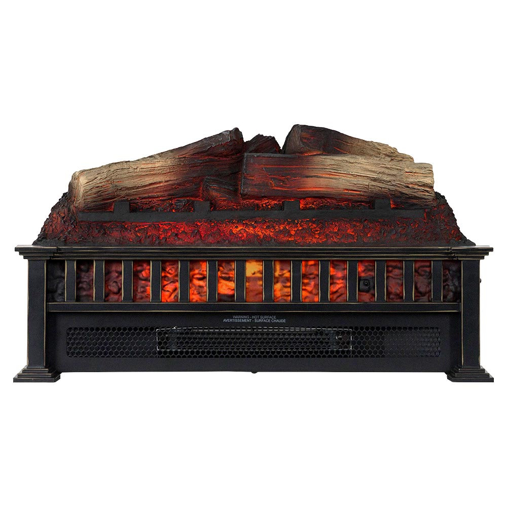 Country Living Infrared Electric Log Set Heater - Faux Logs Insert with  Flickering Flames | Wayfair