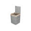 Wicker Laundry Basket with Lining-1080709306