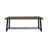 Outdoor Acacia Wood Dining Table,Grey/Rustic Metal-368911063
