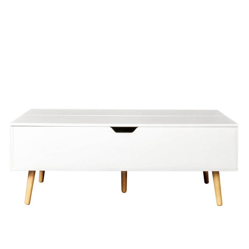Table basse Amelio, Blanc