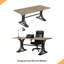 Poste de travail spacieux, bureau d'ordinateur classique, bureau de direction luxueux