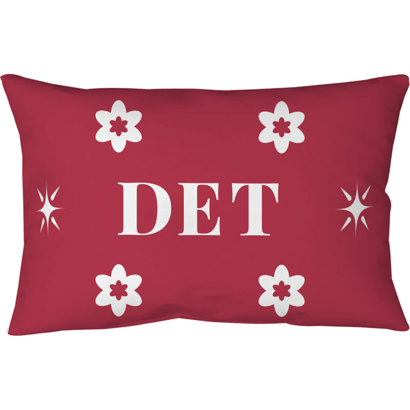 Oreiller de corps en microfibre Detroit Basketball Colors 20 po x 54 po, Bleu/rouge