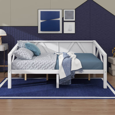Lit de jour pleine grandeur de style contemporain minimaliste