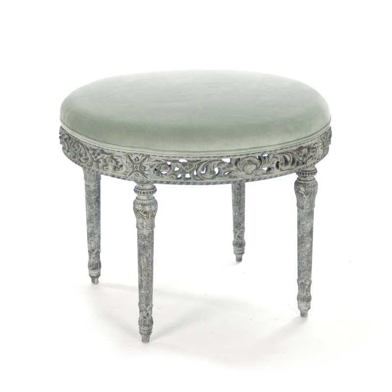 Galdy Solid Wood Accent Stool