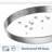 Valancia Round Bathroom Vanity Mirror with 2" Aluminum Alloy Frame, Shatter-proof Film, Decorative Mirror for Entryway-1906029881-1934689073