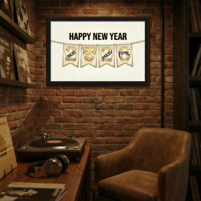 Fashion Happy New Year Dance Disco Music Soul