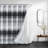 Kenneth Cole Ombre City Grey Shower Curtain And Hooks Set