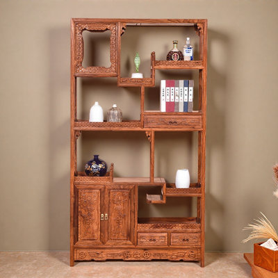 New Chinese Retro Simple Style Bookcase