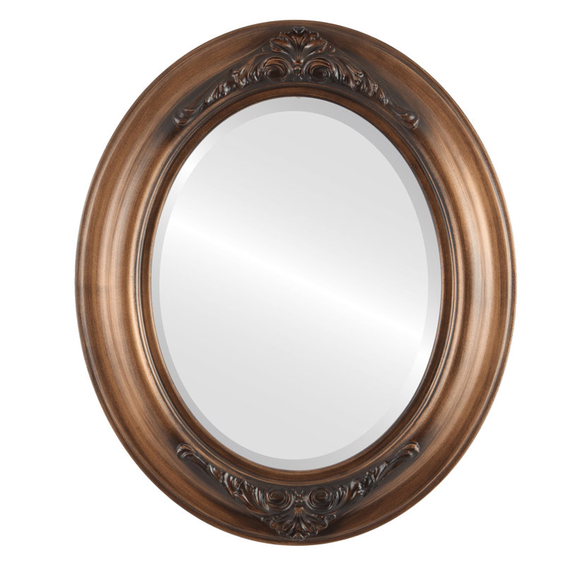 Wokingham Oval Mirror, 45" x 35", Sunset Gold
