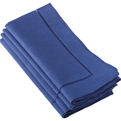 Serviette Gelder l 20 po avec bordure ajourée (ensemble de 4)