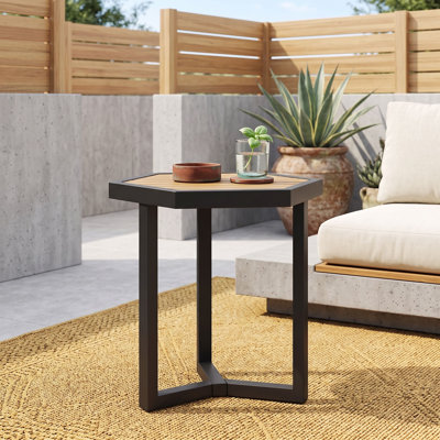 Table d'appoint d'extérieur avec pieds