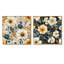 Riendeau - Ensemble de 2 reproductions d'art sur toile florales-102579287-102579283