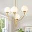 Lustre sphérique spoutnik 4 lumières 4 lumières