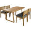 Mobilier d'extérieur moderne en bois avec construction pour la terrasse Ustyle
