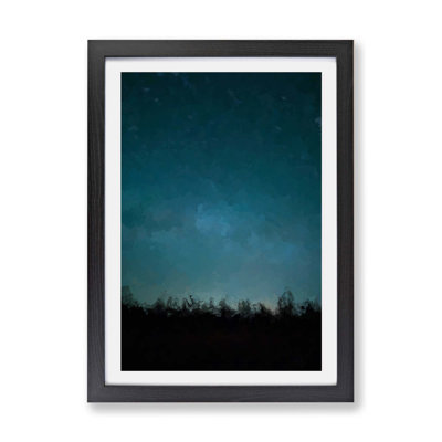 Above the Black Sand Beach in Iceland - Framed Print