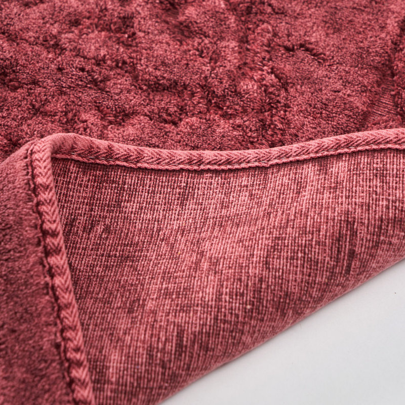 Ensemble de tapis de bain 2 pièces Prompton, Rouge bordeaux