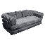 Gamme de canapés-lits modulables compressibles/pliants (gris) - Causeuse-1306212153