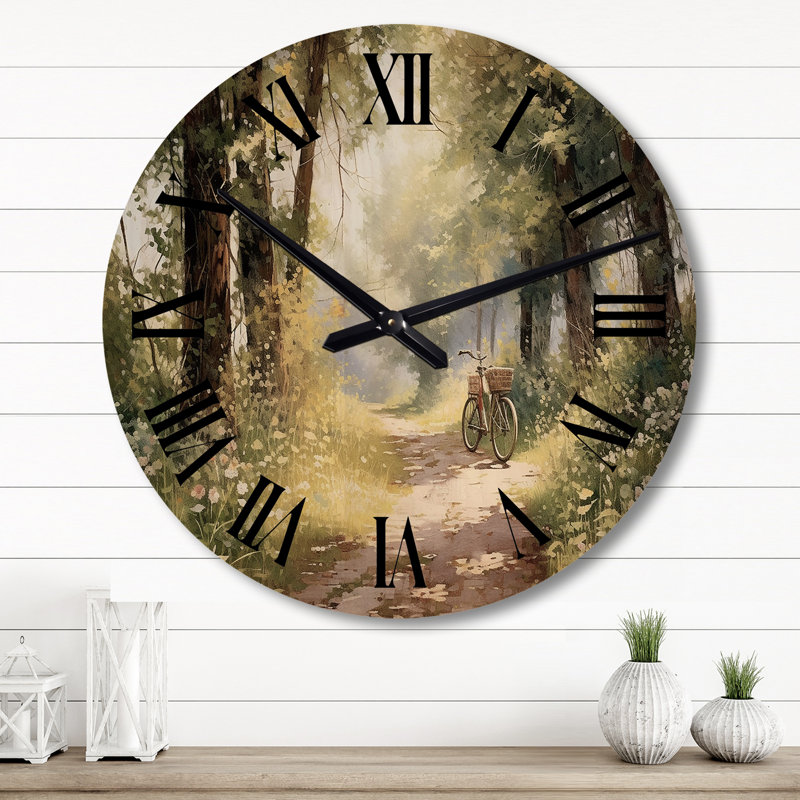 Victorea Solid Wood Wall Clock, Large