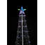 Arbre de Noël 82,67 po avec lumières DEL et étoiles-93546546