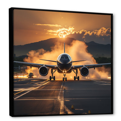 Airplane Ready For Takeoff  II - Train Wall Art