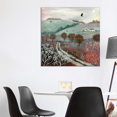 Autumn Dusk by Jo Grundy - Wrapped Canvas Print