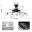 Ventilateur de plafond 8 lumières avec télécommande-1325897307