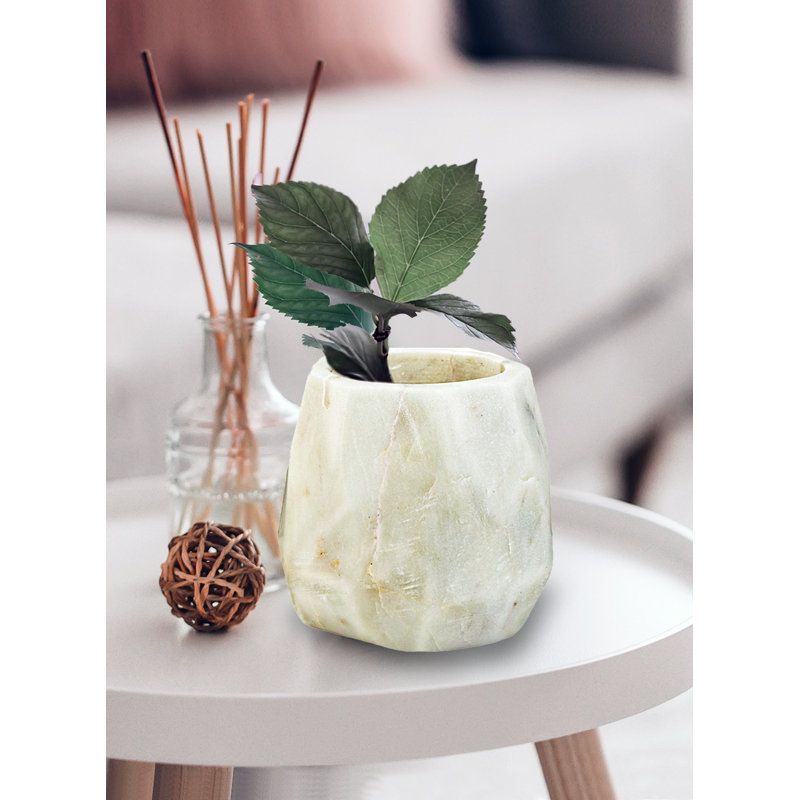 3.25'' H Marble Tabletop Votive Holder