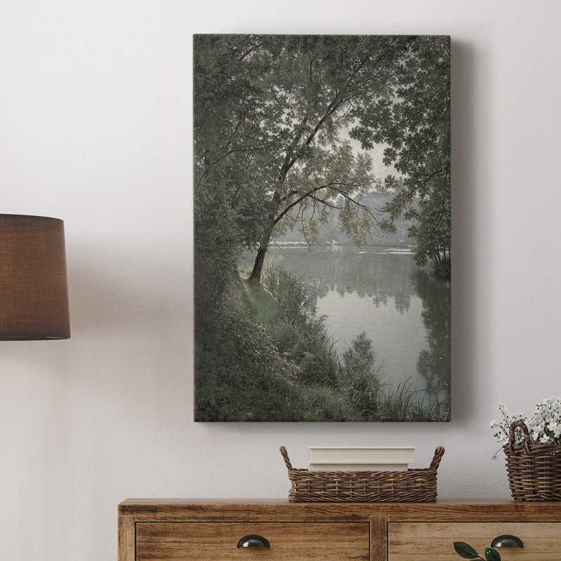 Paysage rétro XLII - galerie Cavas sur mesure, H 60 po x l 40 po