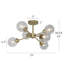Beesley 25"W 6-Light Dimmable Sphere Semi-Flush Mount