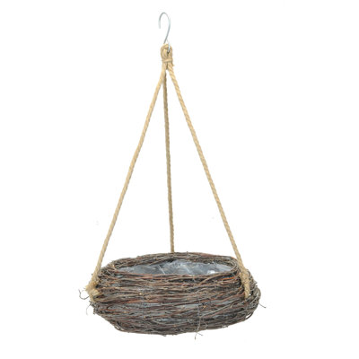 Pot à fleurs suspendu en bois Dulane