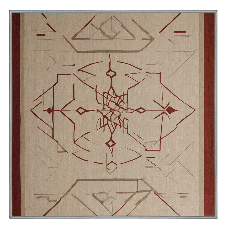 Spatial Matrix Rug, Square 8'