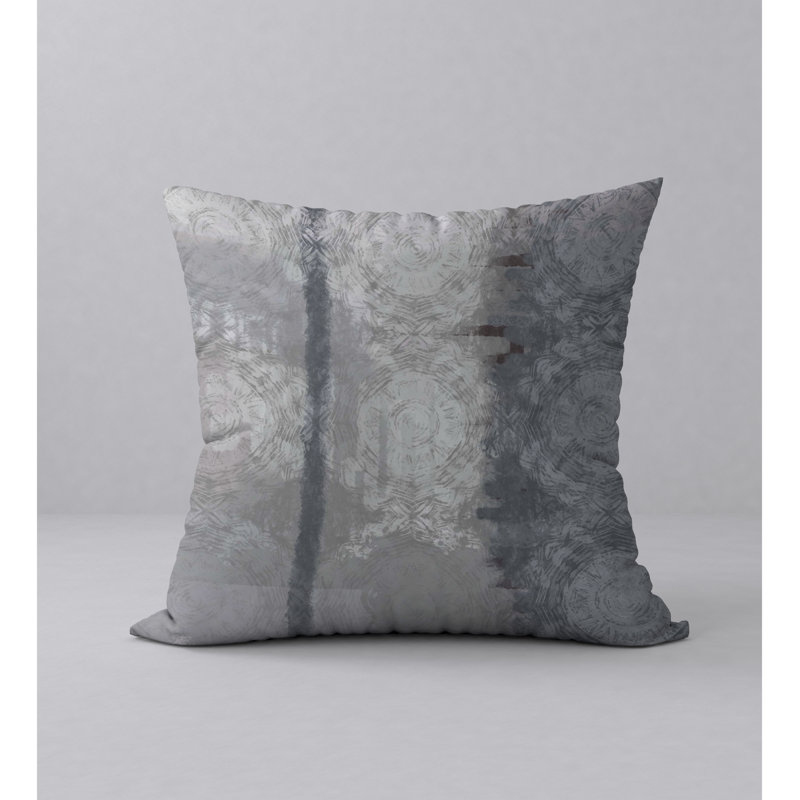 Abstract Reversible Throw Pillow, 18" x 18"