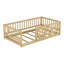 Lit de sol avec barrière de sécurité et porte Montessori-1230832103-1230832098