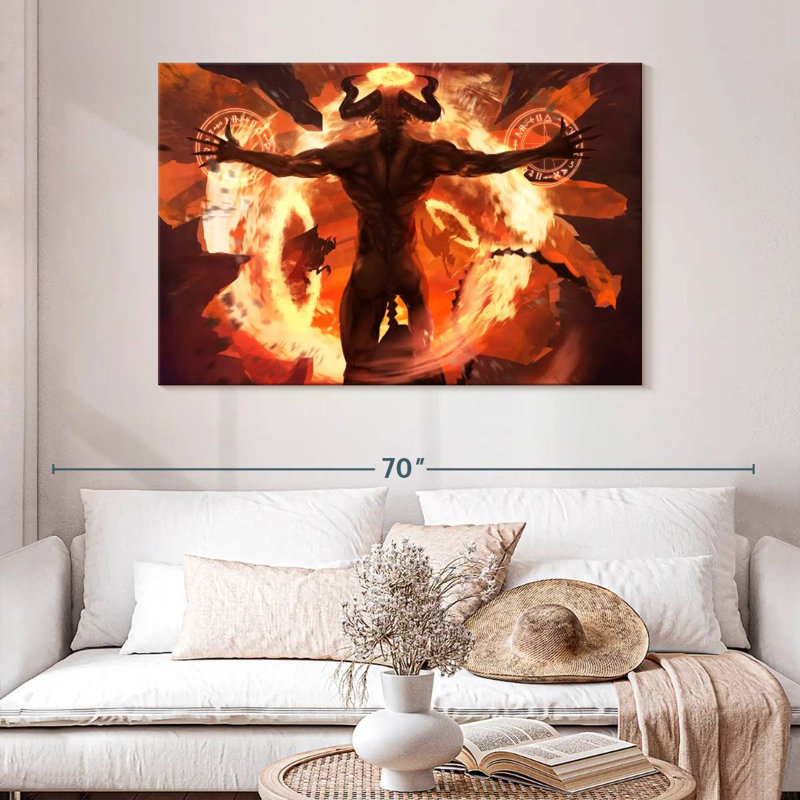 Kelan Demon, 32" H x 48" W