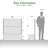 Metal Planter Box with Trellis with Wheels-132233968-109774032