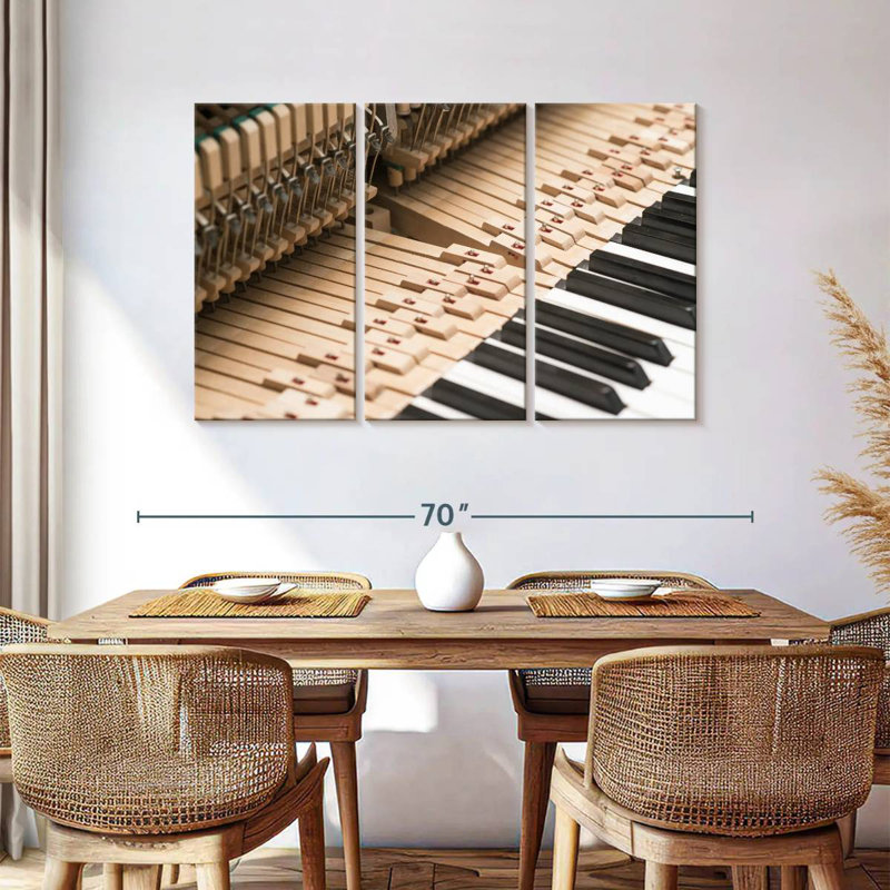 Abarca Old School Piano, 36" H x 57" W