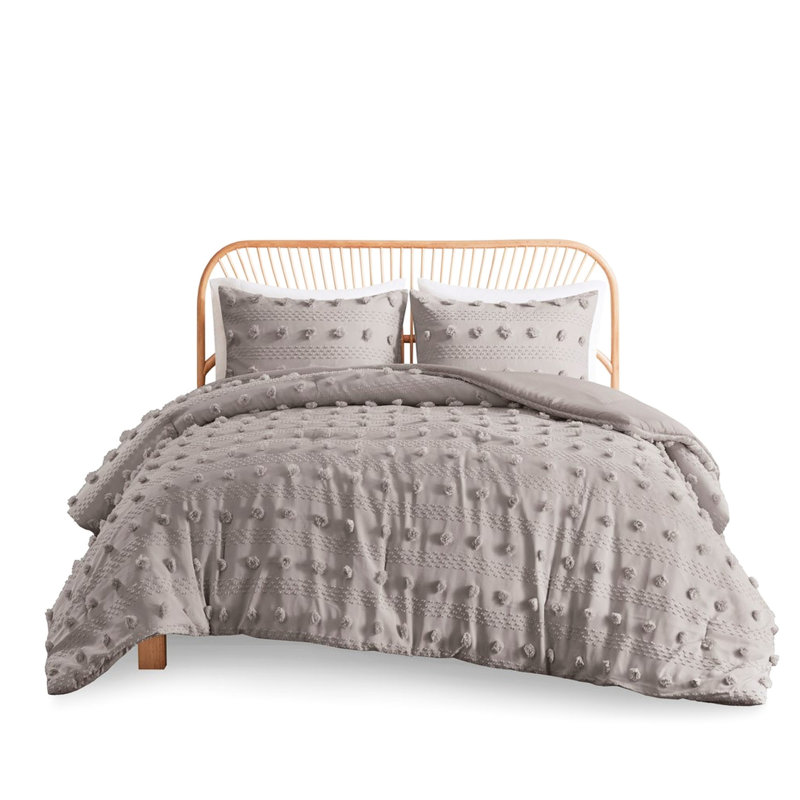 Soft Comforter Full/queen - , , Fashionable Design Bedding Fabric,, Gray