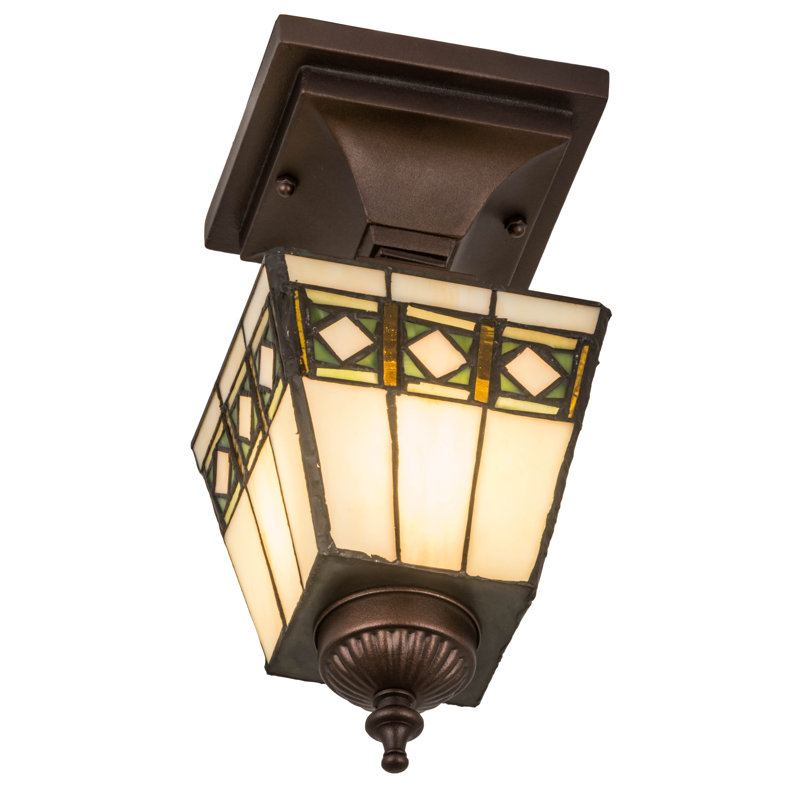 Meyda Tiffany & Stained Glass 1 - Light Semi Flush Mount