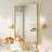 Bathroom Mirror with 1.2" Thick Aluminum Alloy Frame,Wall Mirror with Tempered Glass,Accent Mirror for Entryway,Dining Room,Bedroom-641160447-641160444