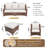 5-Piece Outdoor Wicker Sofa Set with All-Weather Waterproof Cushions, Durable Patio/Garden/Poolside Conversation Furniture Set for Outdoor Lounge-107382377