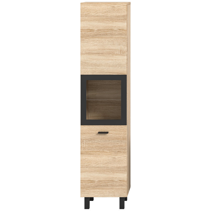 Boston Particle Board Freestanding Linen Cabinet, Wood