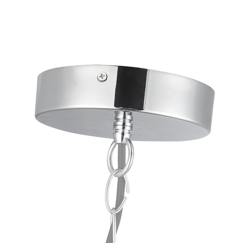 Cleo 5 - Light LED Chandelier, Silver, Chrome