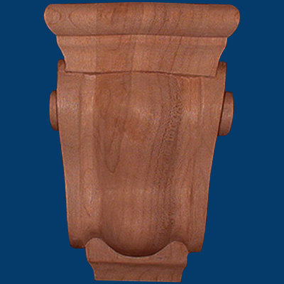 Corbeau à volutes H 4 3/8 po x l 3 po x P 1 5/8 po