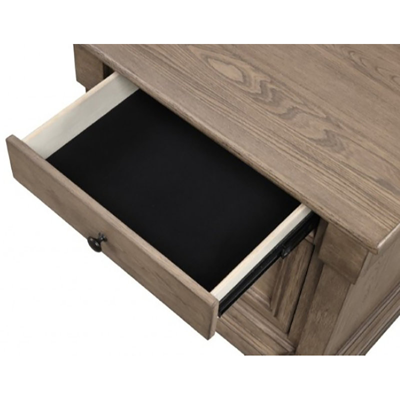 Blackeo 2 Drawer Nightstand