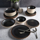 Gibson Elite Contempo 16 Piece Dinnerware Set, Service for 4