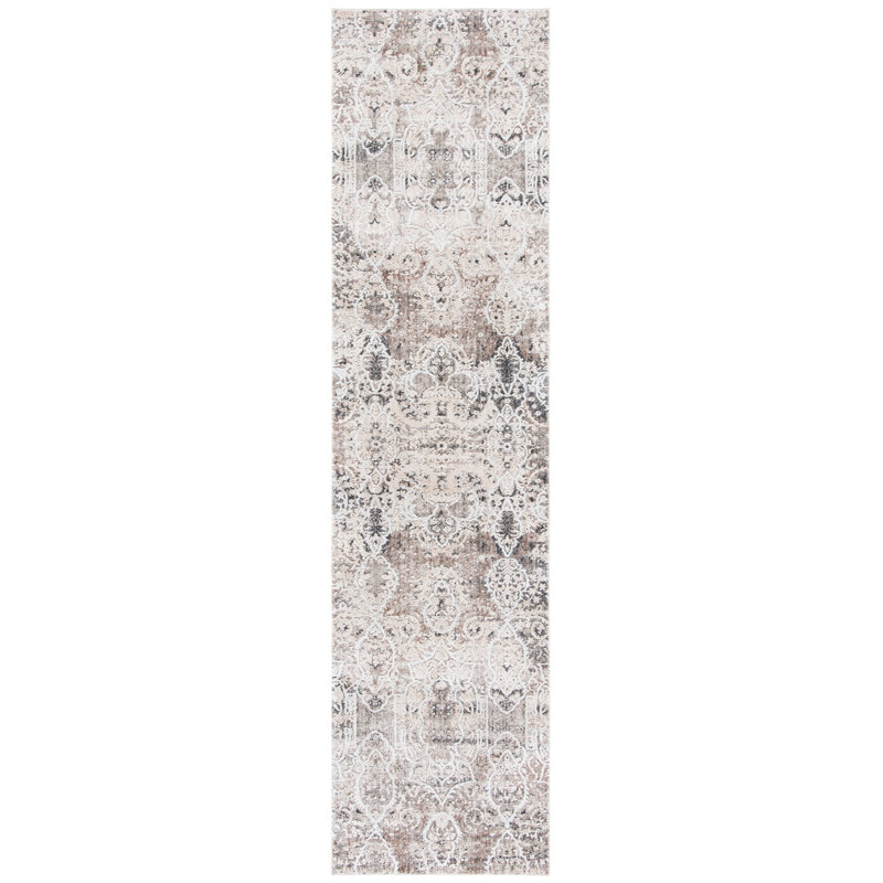 Mayflower Performance Damask Rug, Runner 2'2" x 9'