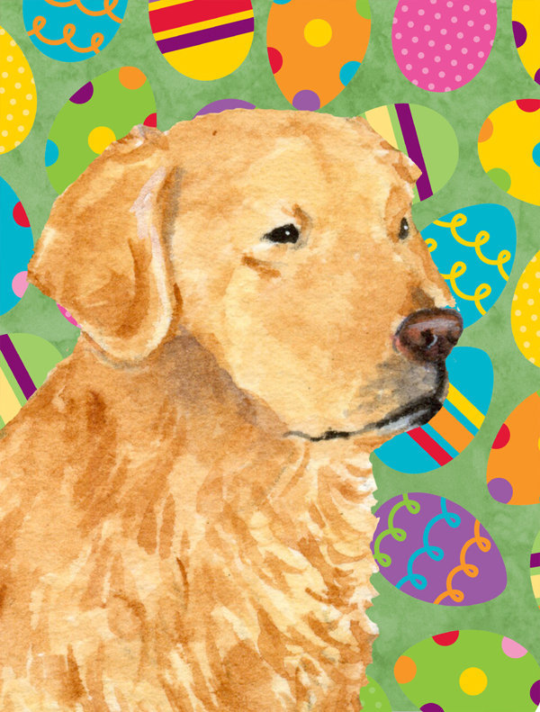Drapeau de jardin Atara, Golden retriever