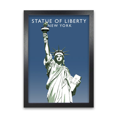 Statue Of Liberty New York by Richard O'Neill - Single Picture Frame Print