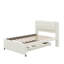 Lit plateforme double avec lit gigogne